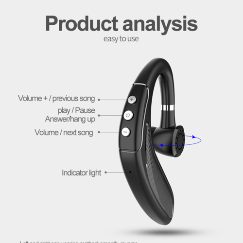 Long Standby Handsfree Wireless Bluetooth 5.0 Headset BARGAIN