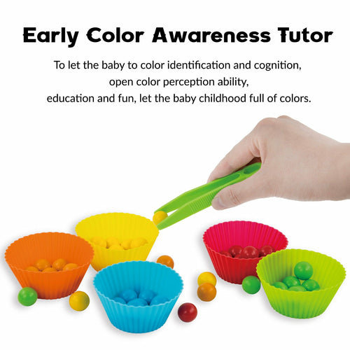 Wooden Numbers and Balls Math Board - Montessori Learning